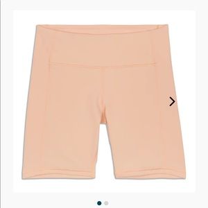 lululemon athletica Peach Athletic Shorts